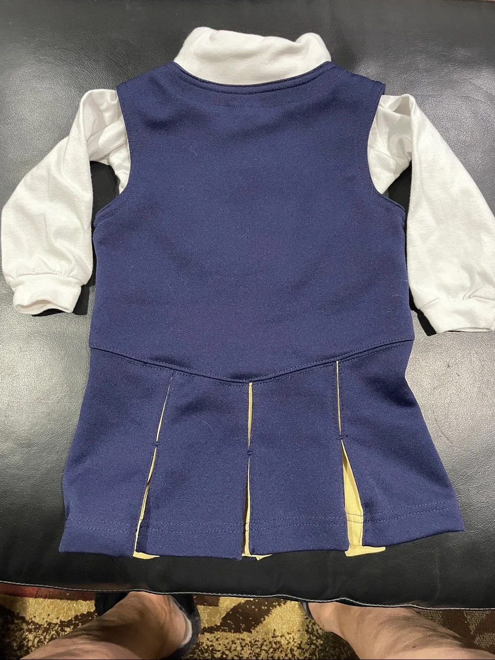 Toddler Adidas Notre Dame 2 piece Cheerleading Outfit 2T